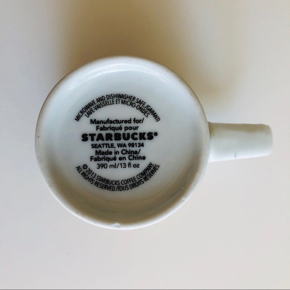 Starbucks 2013 coffee mug brown geometric  12 oz - Picture 6 of 6